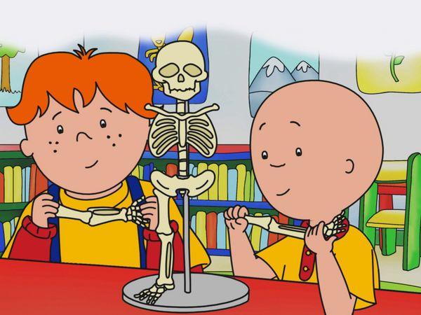 Caillou - O Livro Emprestado // O Senhor Ossudo // Apelidos