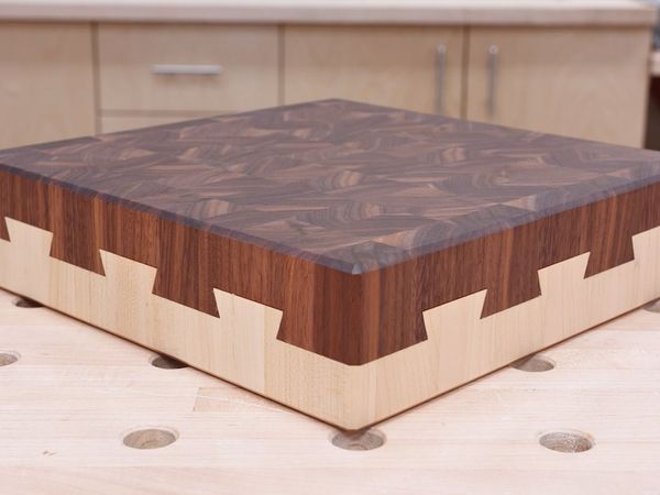 Brad Rodriguez: This Old House Makers Channel - Dovetail Puzzle Cutting Board