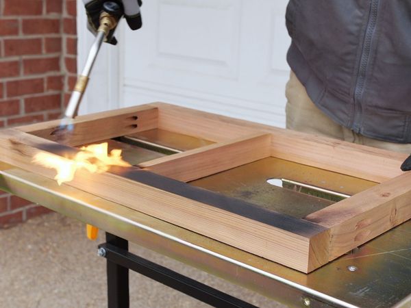 Brad Rodriguez: This Old House Makers Channel - Shou Sugi Ban & Cutting Vinyl Flooring