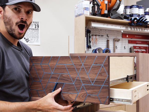 Brad Rodriguez: This Old House Makers Channel - Vinyl Flooring & A Nightstand With a Secret Drawer