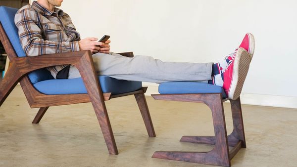 Chris Salomone: This Old House Makers Channel - Glenn Lounge Chair & Ottoman