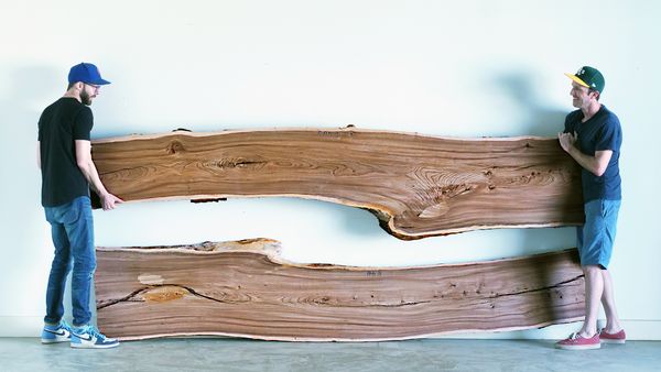 Chris Salomone: This Old House Makers Channel - Double-Slab, Live-Edge Table