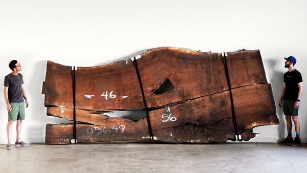 Chris Salomone: This Old House Makers Channel - Walnut Slab Dining Table