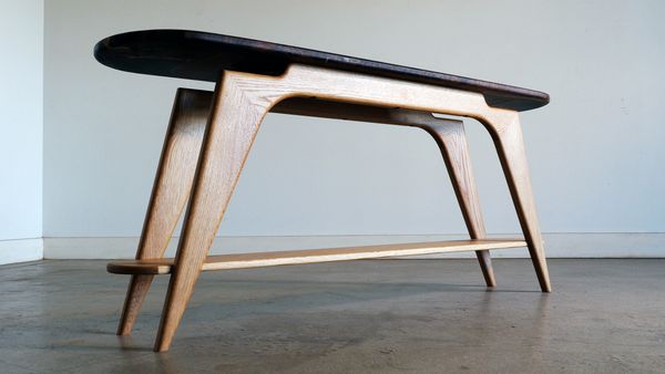 Chris Salomone: This Old House Makers Channel - Walnut Slab Console Table