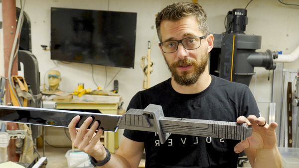 Bob Clagett: This Old House Makers Channel - Making a Darksaber Without a Plan