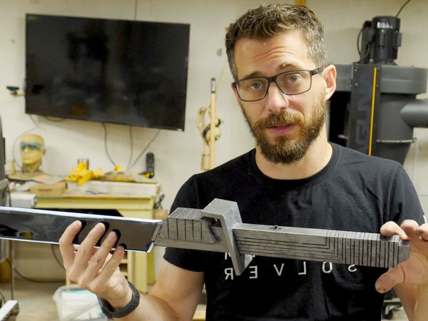 Bob Clagett: This Old House Makers Channel - Making a Darksaber Without a Plan