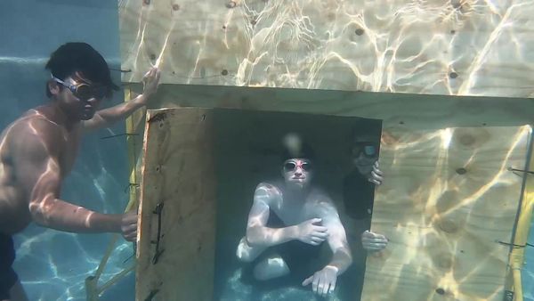 Unspeakable - Reacting to my First Video from Ten Years Ago / Building a Secret Underwater Base!