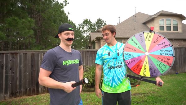 Unspeakable - 10 Best Life Hacks You Must Know / Giant 6 Foot Water Balloon Drop