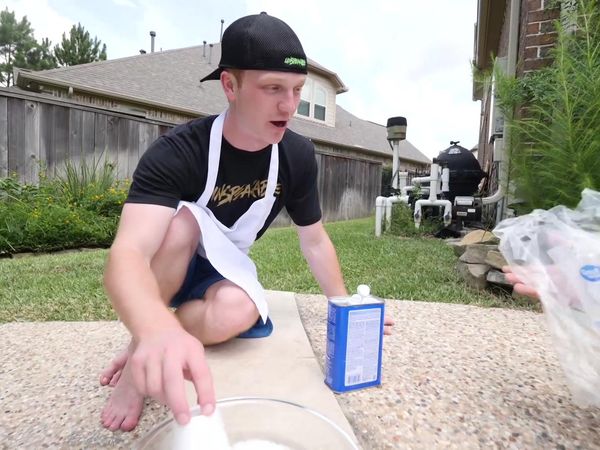 Unspeakable - Putting Dry Ice in a Lego Pool / Crazy Science Experiments