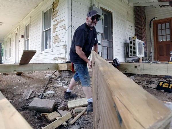 Jimmy DiResta: This Old House Makers Channel - Farmhouse Porch Rebuild: Footings and Framing
