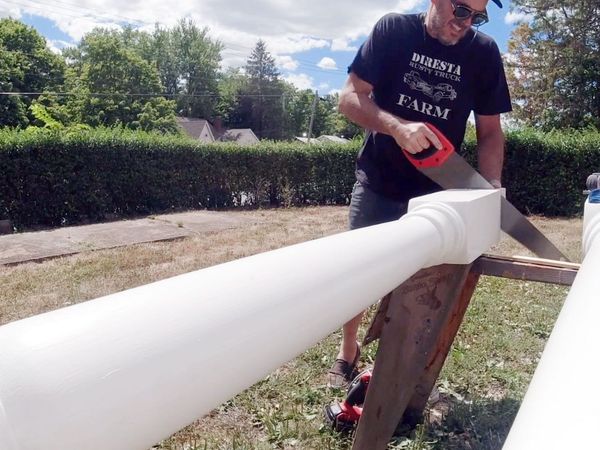 Jimmy DiResta: This Old House Makers Channel - Farmhouse Porch Rebuild: Columns and Paint
