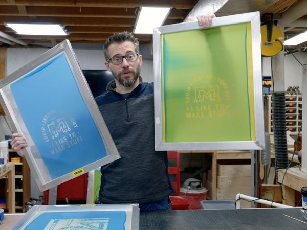 Bob Clagett: This Old House Makers Channel - How To Make Screen Prints & Toast Art