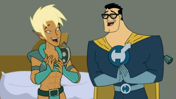 Drawn Together - Xander y Tim, Sentados En Un Árbol