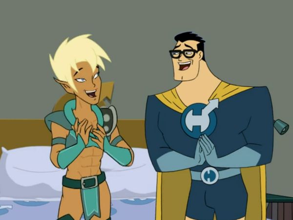 Drawn Together - Xander y Tim, Sentados En Un Árbol