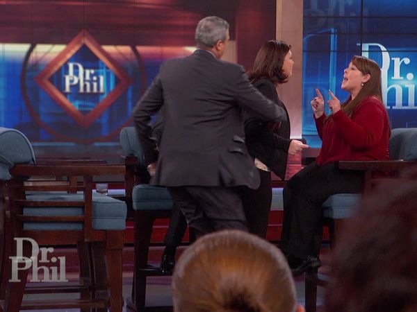 Dr. Phil - YouTube Obsessed Trisha's Dramatic Collapse On Stage Pt.2