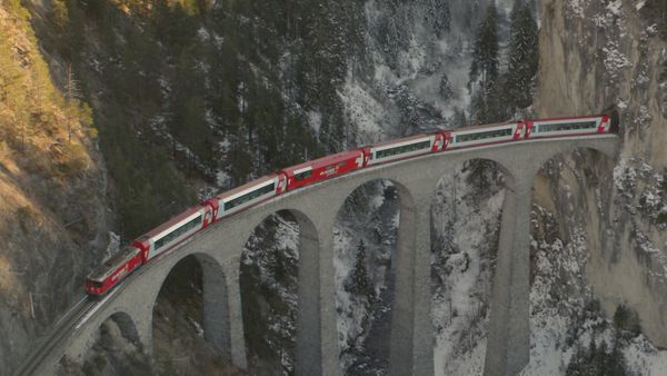 Epic Train Journeys from Above - The Glacier Express