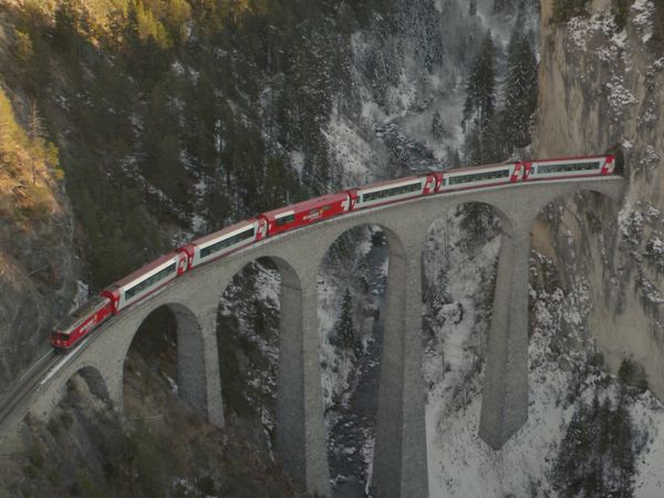 Epic Train Journeys from Above - The Glacier Express