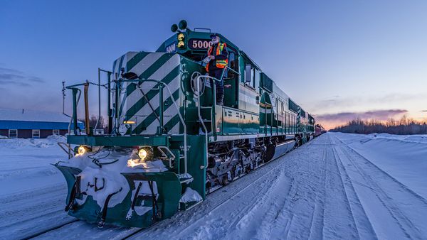 Epic Train Journeys from Above - Canada's Wilderness Railroad