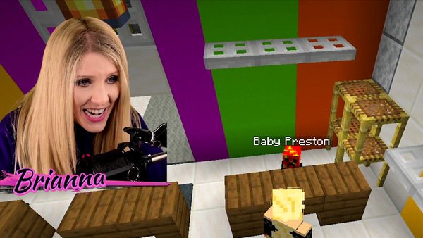 BriannaPlayz - Ways to Gift PrestonPlayz Diamonds! / So I Took Baby Preston to Crafting School