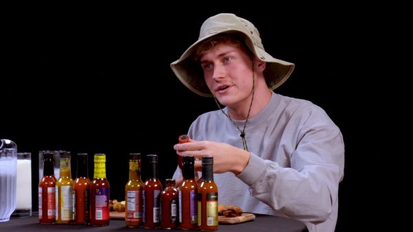 Hot Ones - Cole Bennett Needs Lemonade While Eating Spicy Wings