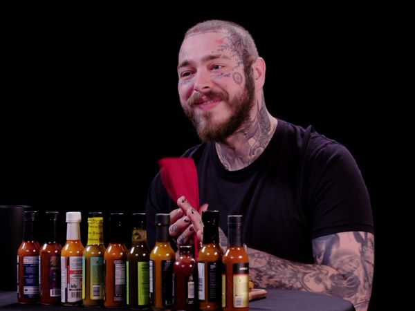 Hot Ones - Post Malone Has His Brain Hacked By Spicy Wings