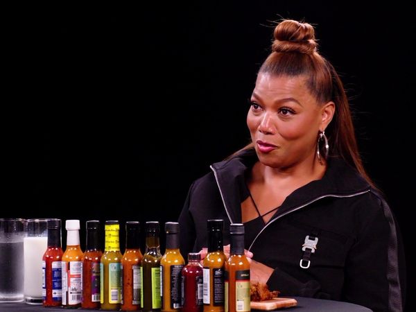 Hot Ones - Queen Latifah Sets It Off While Eating Spicy Wings