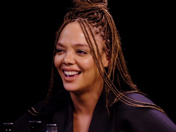 Hot Ones - Tessa Thompson Feels Alive While Eating Spicy Wings