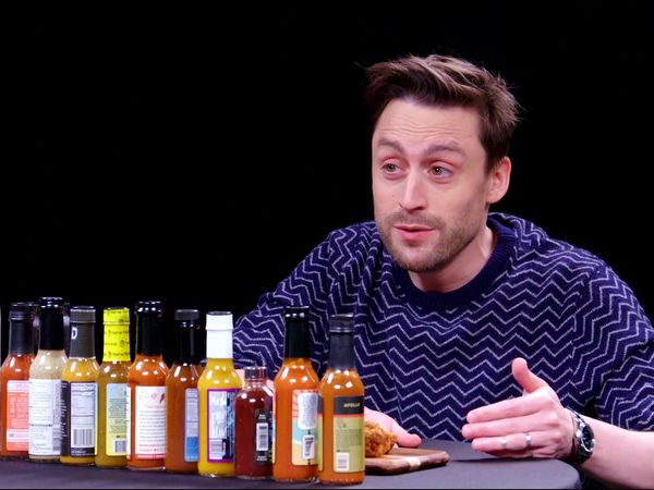 Hot Ones - Kieran Culkin Fires Sean While Eating Spicy Wings