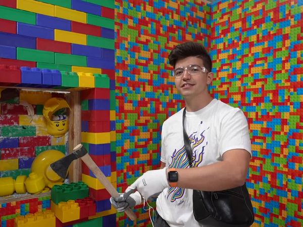 Preston & Brianna - Escaping 100 Layers of Duct Tape vs Lego! / Escaping 100 Layers of One Color!