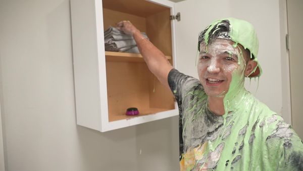 Preston & Brianna - Escaping 100 Layers of Lego vs Orbeez! / I Filled My House with 100 Mystery Buttons