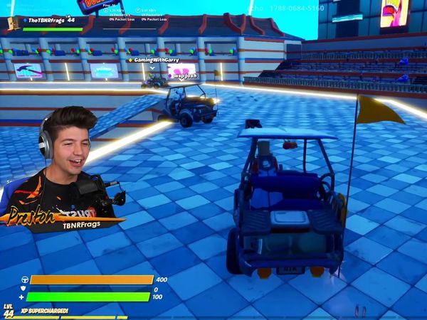 PrestonPlayz - TBNR Presents: Carrying My Little Brother to His First Warzone Win? / Fortnite Demolition Derby for Loot!