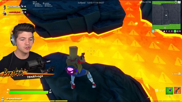 PrestonPlayz - TBNR Presents: My Little Brother Used a Magic Eight Ball to Win in Fortnite! / Little Brother vs Floor is Lava Deathrun!
