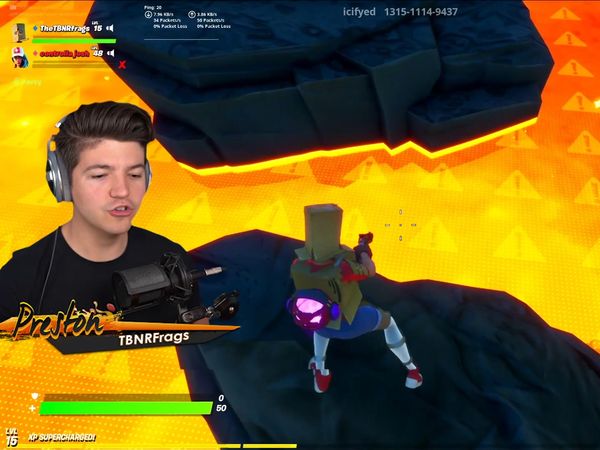 PrestonPlayz - TBNR Presents: My Little Brother Used a Magic Eight Ball to Win in Fortnite! / Little Brother vs Floor is Lava Deathrun!