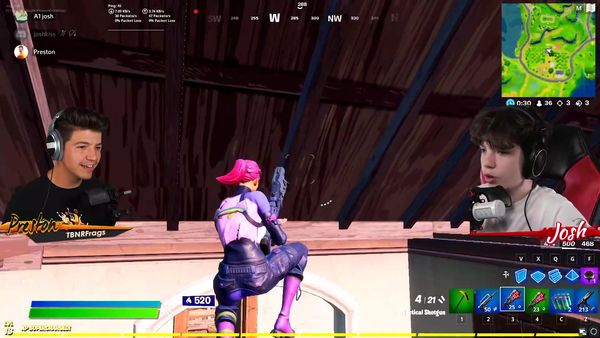 PrestonPlayz - TBNR Presents: 100 Player Among Us But I Pay My Little Sister for Each Kill / Extreme Rainbow Gun Challenge with My Little Brother