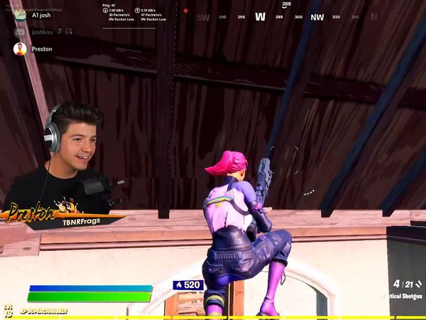 PrestonPlayz - TBNR Presents: 100 Player Among Us But I Pay My Little Sister for Each Kill / Extreme Rainbow Gun Challenge with My Little Brother