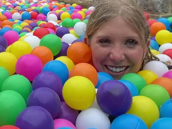 Preston & Brianna - I Built a Giant Rainbow Candy Land / I Spent 50 Hours Trapped in a Ball Pit Pool