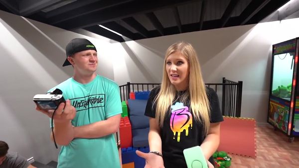 Preston & Brianna - I Made a Giant Board Game in Unspeakable's Lego House / Busting 50 TV Myths in Real Life