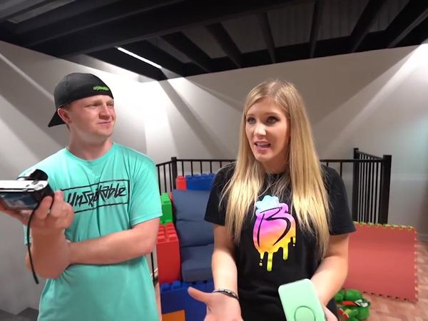 Preston & Brianna - I Made a Giant Board Game in Unspeakable's Lego House / Busting 50 TV Myths in Real Life