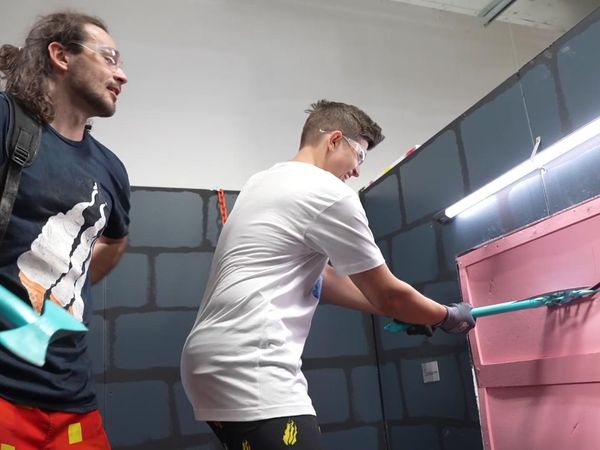 Preston & Brianna - 100 Minecraft Achievements in Real Life