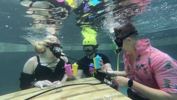 Preston & Brianna - I Surprised Preston with a Secret Restaurant / I Had an Underwater Minecraft Date with Preston