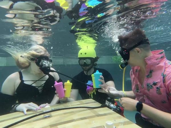 Preston & Brianna - I Surprised Preston with a Secret Restaurant / I Had an Underwater Minecraft Date with Preston