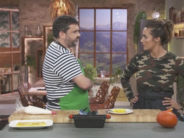 A Bocados - Lomo de rodaballo con adobo de alcachofas y pimientos
