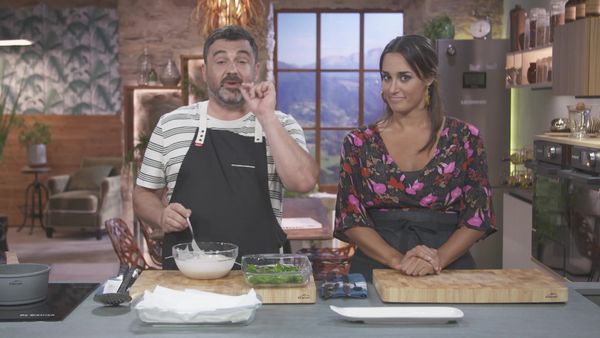 A Bocados - Pastel de puerros y bacon