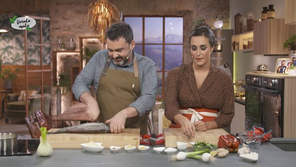 A Bocados - Dorada asada con crema de hinojo