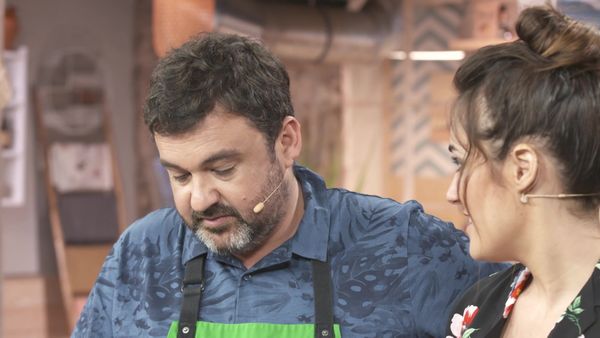 A Bocados - Brocheta De Rape, Langostinos Y Setas