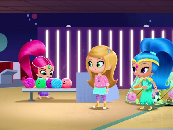Shimmer and Shine - O jogo de boliche