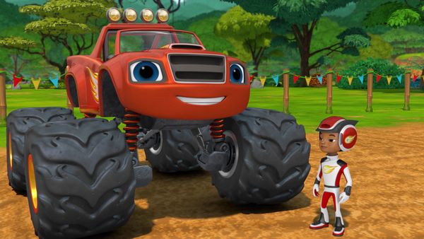 Blaze e os Monster Machines - Crianças, Família, Animação, Diversão, Brincadeira, Carros, Brinquedos, Felinos, Selvagens