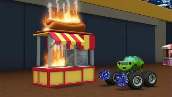 Blaze e os Monster Machines - Alerta de incêndio, Blaze