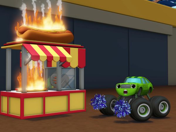 Blaze e os Monster Machines - Alerta de incêndio, Blaze
