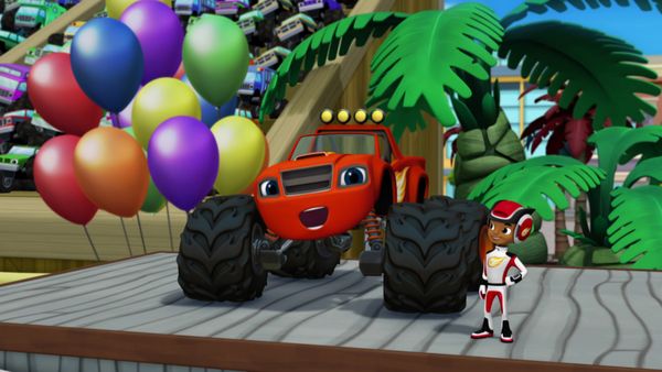 Blaze e os Monster Machines - O desfile de dinossauros